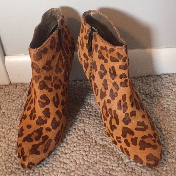 Adrienne Vittadini Shoes - Adrienne Vittadini leopard wedge booties. FINAL!